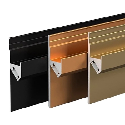 Cornice di taglio di piastrelle in alluminio con perforatura di processo profondo, perforazione di precisione, taglio CNC