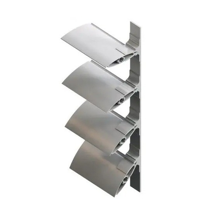 0Profili in alluminio di spessore di.30 mm per il rivestimento in polvere di pergola e le opzioni di anodizzazione