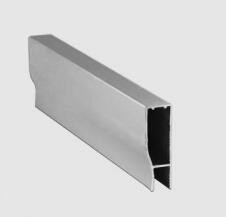 Profili di alluminio per porte da bagno in Messico Rivestimento in polvere bianca anodizzante in argento