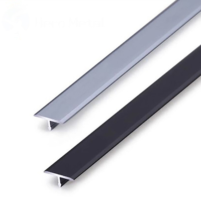 Metallizzato 10 mm U in forma di angolo Striscia di profilo di alluminio per il bordo di angolo della parete
