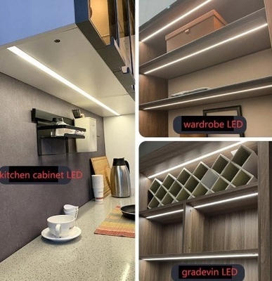 Profilo in alluminio personalizzato per specchi LED T3-T8 Temperatura 5,8-6,0M Lunghezza di Shengxin
