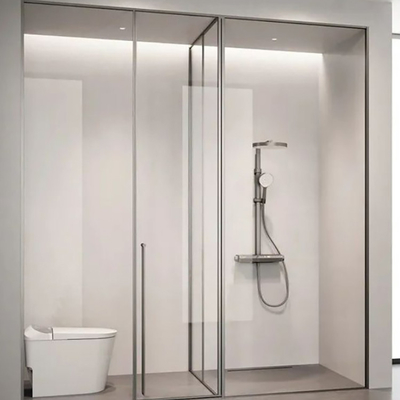 Tipo di porta in polimero Colori personalizzati Argento Nero Oro Brillante Alluminio C Canale per bagno doccia