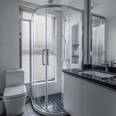 Tipo di porta in polimero Colori personalizzati Argento Nero Oro Brillante Alluminio C Canale per bagno doccia