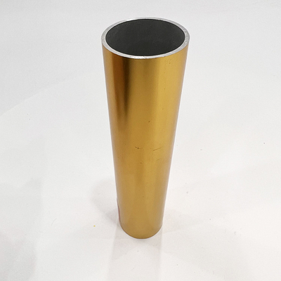 Canali U in alluminio dorato lucidato per profili di fabbricazione di cornici in alluminio 6063-T5