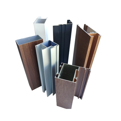 FRAGGIO DI ALUMINIO D'ALLUMINIO PER VENTERE Profilo di alluminio a grano di legno che produce top-frames