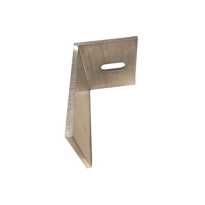 EN-AW6063 Aluminio ad angolo di grado personalizzato per supporti di fissaggio singoli e doppi