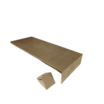 EN-AW6063 Aluminio ad angolo di grado personalizzato per supporti di fissaggio singoli e doppi