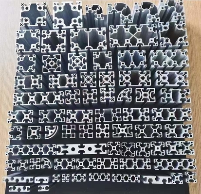 6063-T5 Materiale di grado 6000 Profilo di alluminio estruso della serie 6000 per telaio di banco