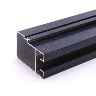 Profili in alluminio per porte in vetro a graina di legno in dimensioni e disegni personalizzati