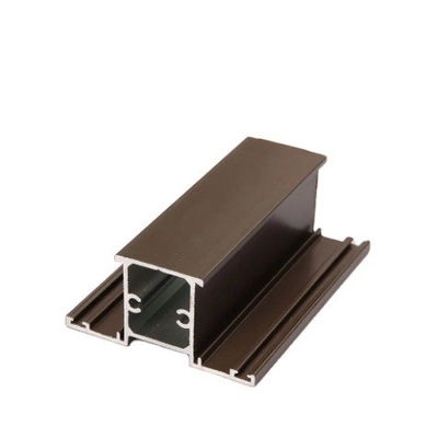Profili in alluminio per porte in vetro a graina di legno in dimensioni e disegni personalizzati