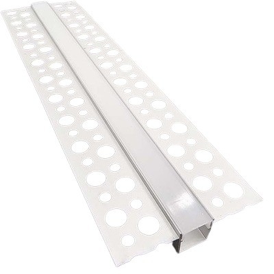 Canale di alluminio anodizzato per strisce di illuminazione per soffitti personalizzate in pareti in gesso