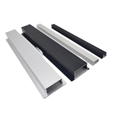 Canale di alluminio anodizzato per strisce di illuminazione per soffitti personalizzate in pareti in gesso