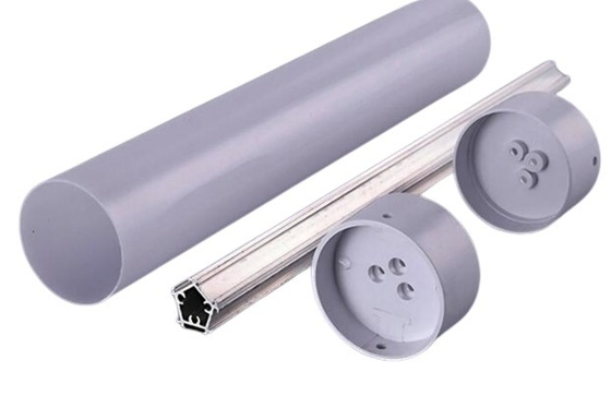 Canale di alluminio anodizzato per strisce di illuminazione per soffitti personalizzate in pareti in gesso