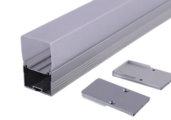Canale di alluminio anodizzato per strisce di illuminazione per soffitti personalizzate in pareti in gesso