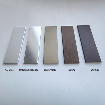 Profili di alluminio impermeabili per finestre scorrevoli anodizzati Perfil de Aluminio in Messico