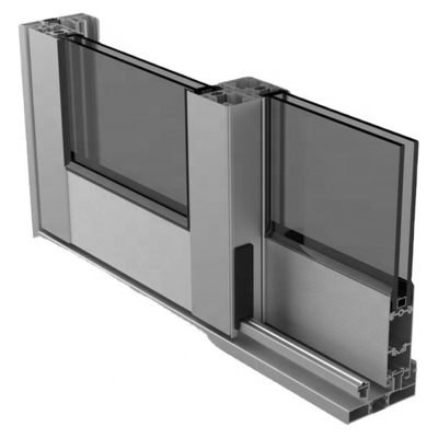 Anhui Shengxin 6063 T5 Profili di porte e finestre in alluminio con rivestimento in polvere bianca