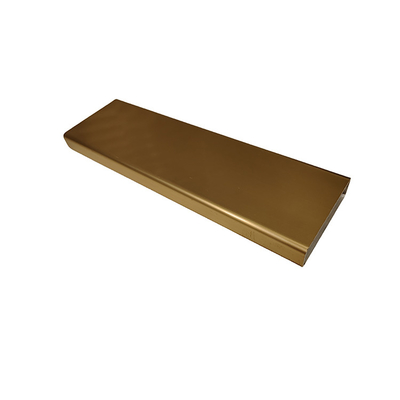 Anodizzare finitura personalizzata 6061 6082 6063 Profili in alluminio oro estruso per finestre