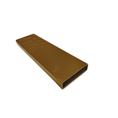 Anodizzare finitura personalizzata 6061 6082 6063 Profili in alluminio oro estruso per finestre