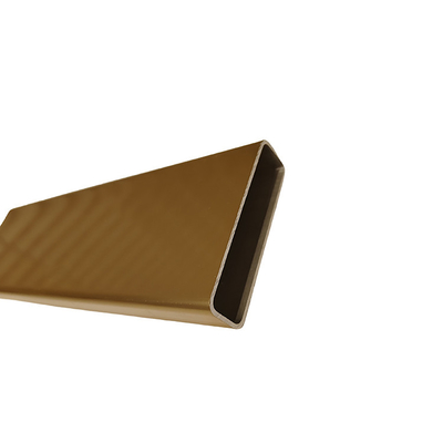 Anodizzare finitura personalizzata 6061 6082 6063 Profili in alluminio oro estruso per finestre