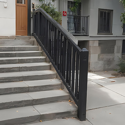 T5 Alumini U Canale di vetro Raliera di maniglia Balustrade Profil di posta per recinzioni di terrazza