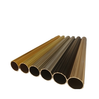 Tubi di alluminio 6061 6063 di durezza personalizzata per finestre e porte decorative anodizzate