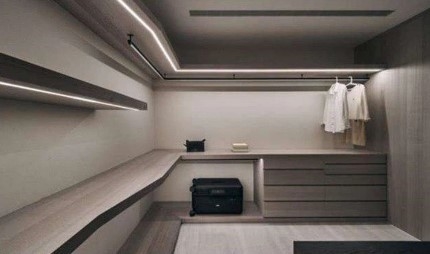 Profili in lega di alluminio Tavolo da giubbotto nero con LED Wall Profili da giubbotto in alluminio