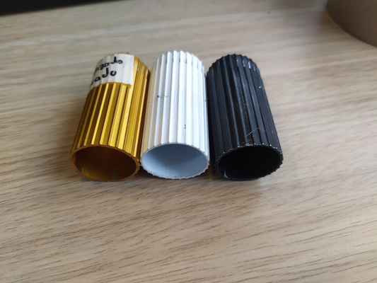 Profilo di tubo di alluminio anodizzante d'oro per lunghezza da 5,8 a 6,0 mm