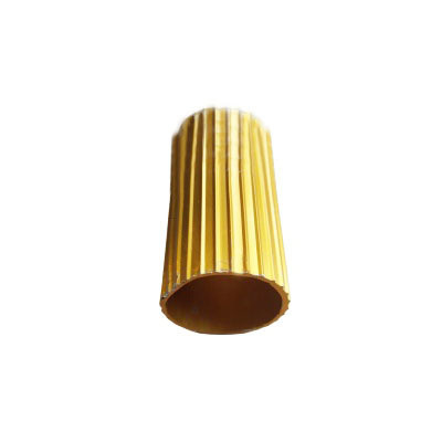 5.8-6.0M Lunghezza Tubi a tenda circolari in alluminio 6063 T5 Anodizzazione in oro è legata