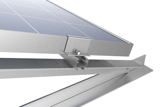 Cornice e supporti per il montaggio del pannello solare realizzati con profili di alluminio T3-T8