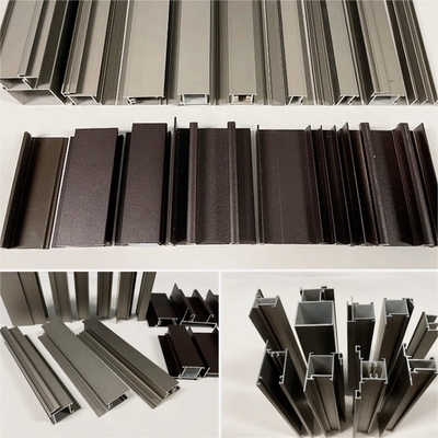 Profilo di raffreddamento di alluminio estruso personalizzato per finestre e porte scorrevoli a Foshan