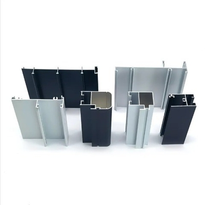 Profilo di alluminio 6063 6061 personalizzato per porte e finestre in serie 6000 di alto livello