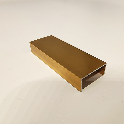 Custom Matt Nero Profilo di alluminio anodizzato per porte di vetro gabinetto da cucina 6000 Serie Grado