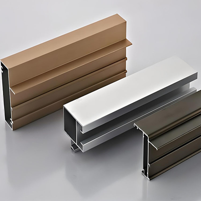 Profili di alluminio resistenti per finestre scorrevoli e porte a casella a seconda delle esigenze