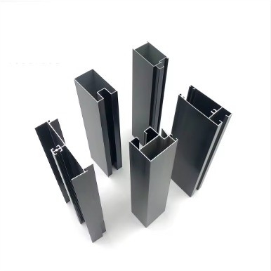 6063 6061 Profilo quadrato in lega di alluminio per finestre e porte in alluminio di colore bronzo