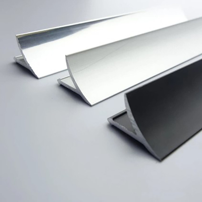 Decorazione Piastrelle in alluminio per pavimenti di transizione terminale di pavimenti in metallo T3-T8 Temperature