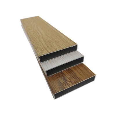 Profilo 3D in alluminio a grano di legno per porte scorrevoli e finestre