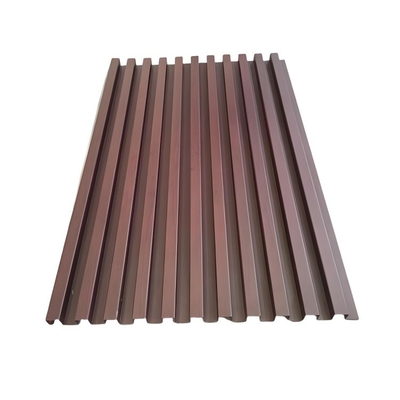 5.8-6.0M Lunghezza Profili in cartone di alluminio per piastre decorative a grano di legno