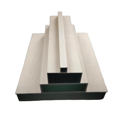 Richiesta del cliente Profili decorativi per pareti di fondo in alluminio con grano di legno