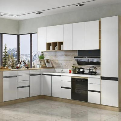 GB5237-2008 Profil di maniglia in alluminio a grano di legno standard per mobili o armadi di cucina