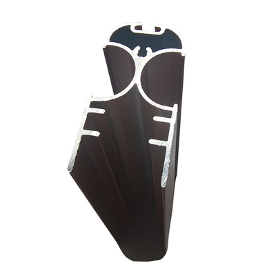 Profili di alluminio per porte e finestre con rivestimento in polvere di colore personalizzato per estrusioni personalizzate