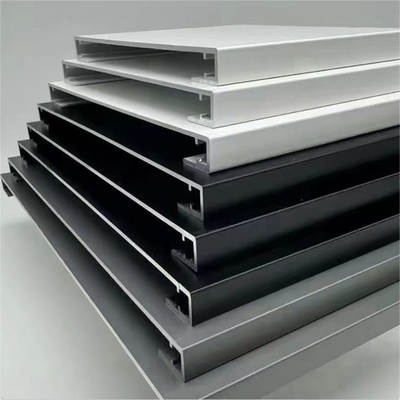 T5 T6 6063 Profilo di estrusione in alluminio con taglio CNC di profili di alluminio anodizzati personalizzati