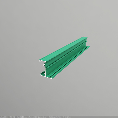 GB5237-2008 Profili di alluminio anodizzato standard in argento per la costruzione di appartamenti
