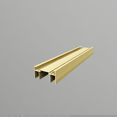 GB5237-2008 Profili di alluminio anodizzato standard in argento per la costruzione di appartamenti