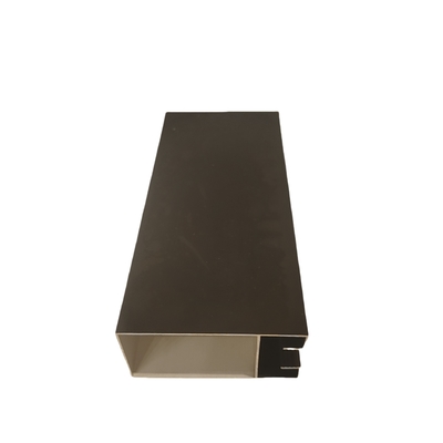 Profili di alluminio anodizzato in argento standard GB per finestre a grano di legno rivestite in polvere su misura