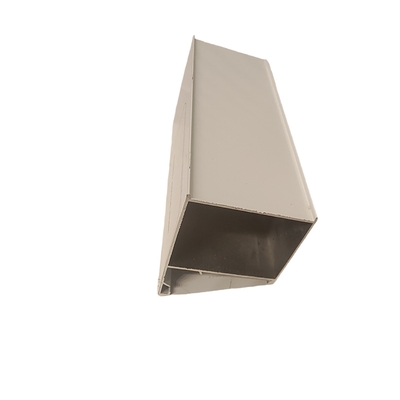 Profili di alluminio anodizzato in argento standard GB per finestre a grano di legno rivestite in polvere su misura