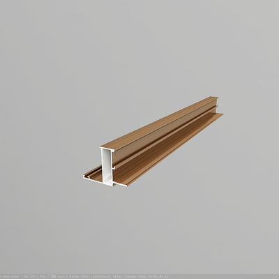Profilo di alluminio anodizzato a colori personalizzati per processo profondo e taglio CNC di precisione
