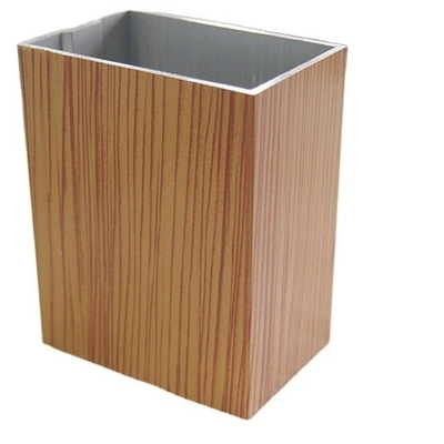 Profilo di alluminio nero di champagne anodizzato quadrato per porta scorrevole colore personalizzato