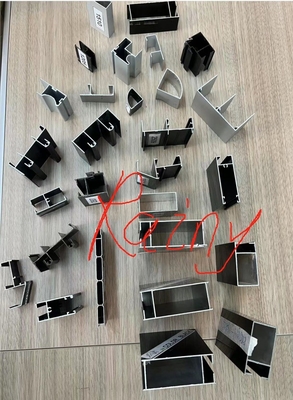 Anhui Shengxin Wooden Grain Bolivia Profilo di finestra e porta in alluminio con anodizzazione personalizzata