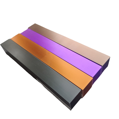 Profil di estrusione in alluminio con superficie anodizzata colorata per la linea decorativa Dorado