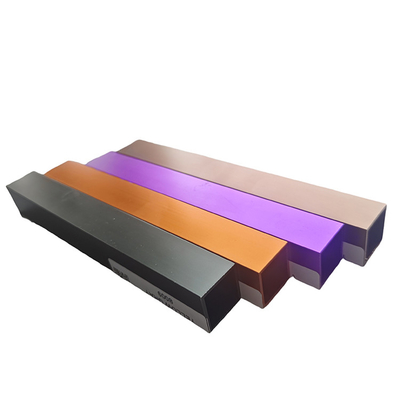 Profil di estrusione in alluminio con superficie anodizzata colorata per la linea decorativa Dorado